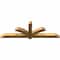 Ekena Millwork Redmond Rough Sawn Timber Gable Bracket, Western Red Cedar, 72"W x 24"H x 4"D x 4"F, 8/12 Pitch GBW072X24X0404RED00RWR - alternate 4